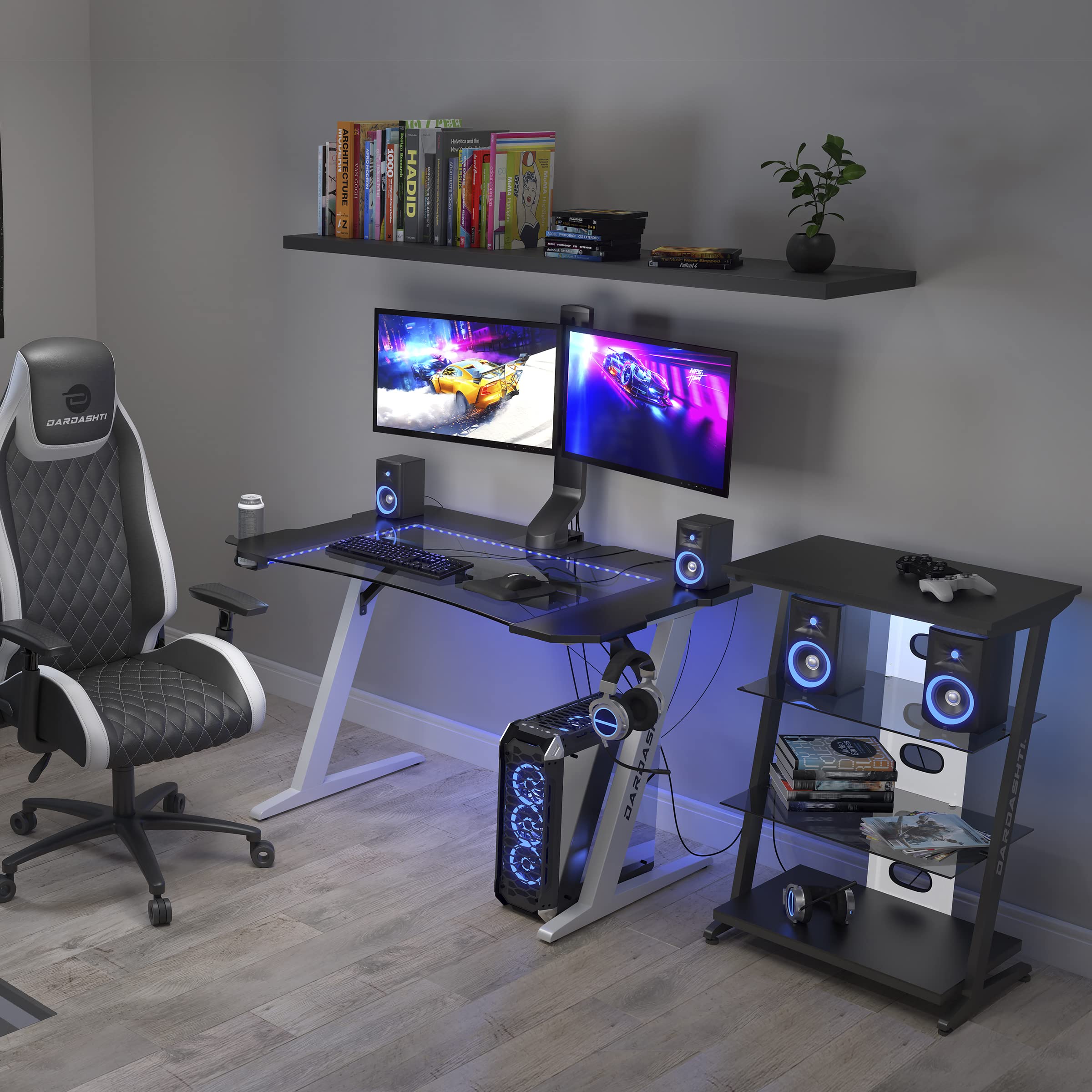 Amazon.com: Dardashti Gaming Desk PC Computer Desk, Home Office